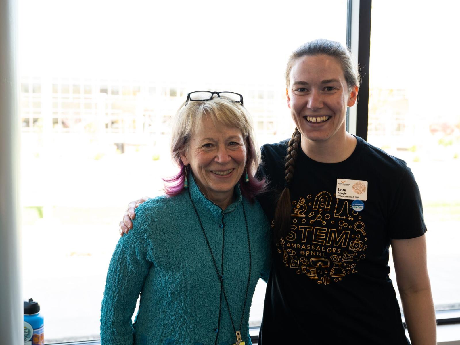 Geri Richmond meets STEM Ambassador