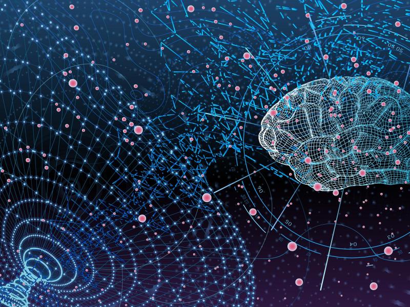 Artist's representation of artificial intelligence